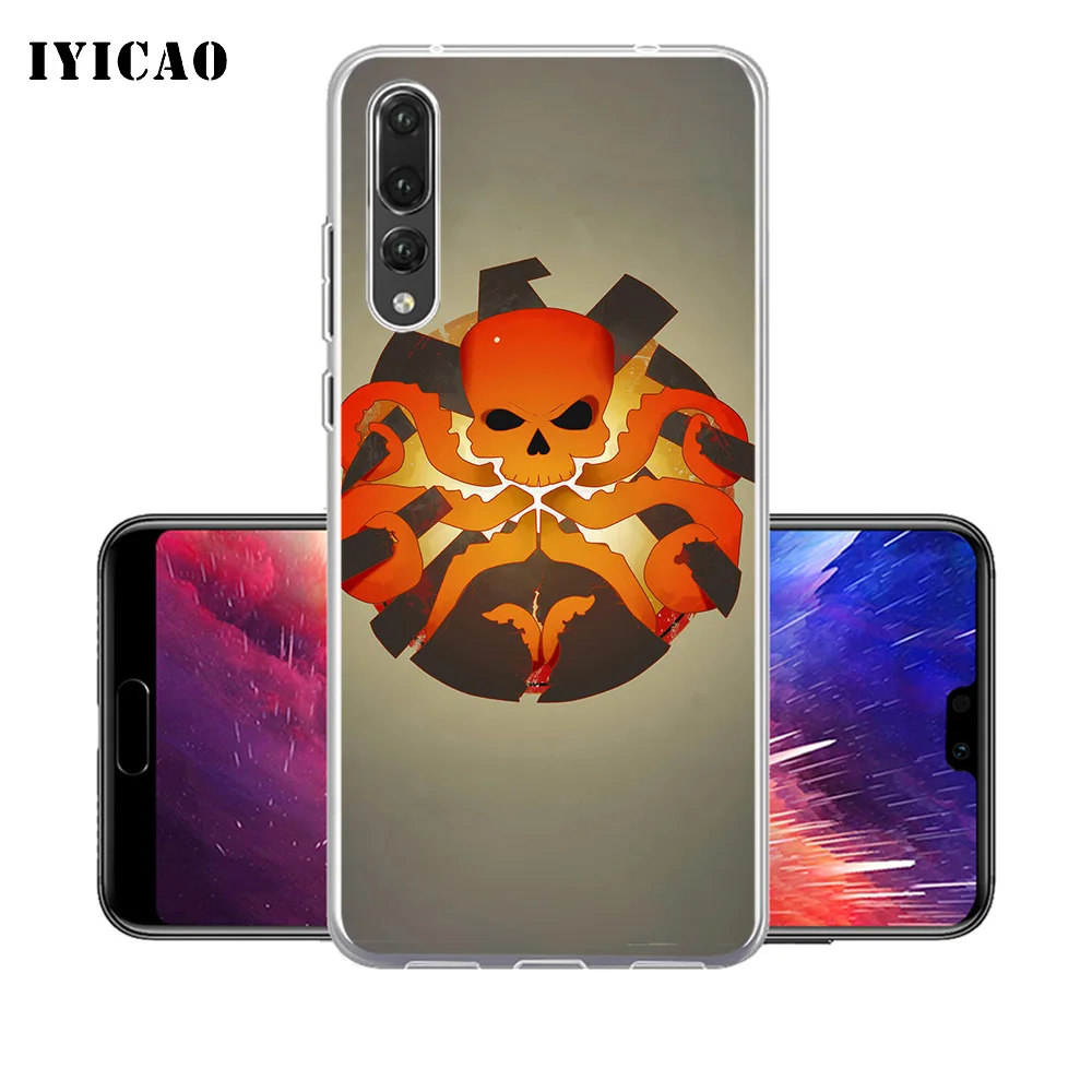 IYICAO Защитный Мягкий силиконовый чехол с Марвел для Huawei P30 P20 Pro P10 P9 P8 Lite P Smart из