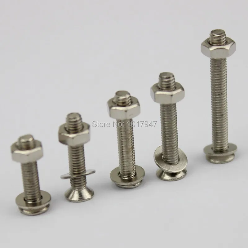 

50 шт./партия, винты с потайной плоской головкой M3x16 мм