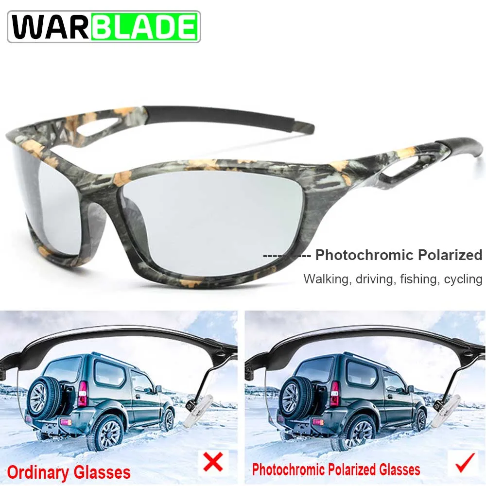 Солнцезащитные очки WarBLade поляризационные для мужчин и женщин фотохромные UV400