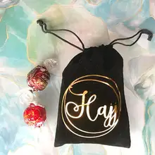 Изготовленный На Заказ Hajj mubarak Свадебный Рамадан Подарочный Свадебный мешочек мусульманские сумки Bachelorette Hangover набор выживания для восстановления мешки для конфет