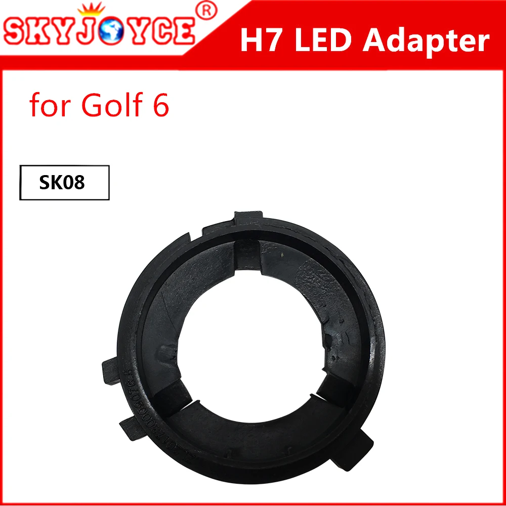 SKYJOYCE 10-100PC Adapter Car Led Headlight Auto Led Headlamp Light Bulb H7 Adaptor Holder Base H1 connector led car lamp holder  (4)
