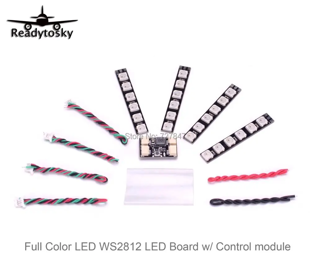 

FPV Full Color LED WS2812 LED Board LED Light Module Control Module Set for RC FPV Racing Drone Multirotor