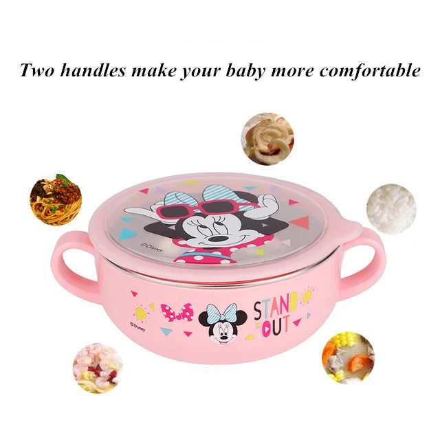 6-piece Disney Kids Dinnerware Sets Child Assisted Dishes Bowl Baby Feeding Mickey Minnie Milk Cup Chopsticks Spoon Fork Sets 6-piece Disney Kids Dinnerware Sets Child Assisted Dishes Bowl Baby Feeding Mickey Minnie Milk Cup Chopsticks Spoon Fork Sets