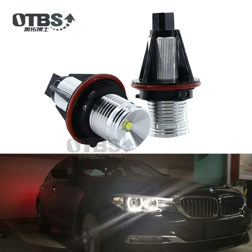 

2*6W LED Angle Eyes Halo Xenon Marker Ring Light Bulb Canbus led with cree headlight For BMW E39 E53 E60 E61 E63 E64 E65 E66 X5