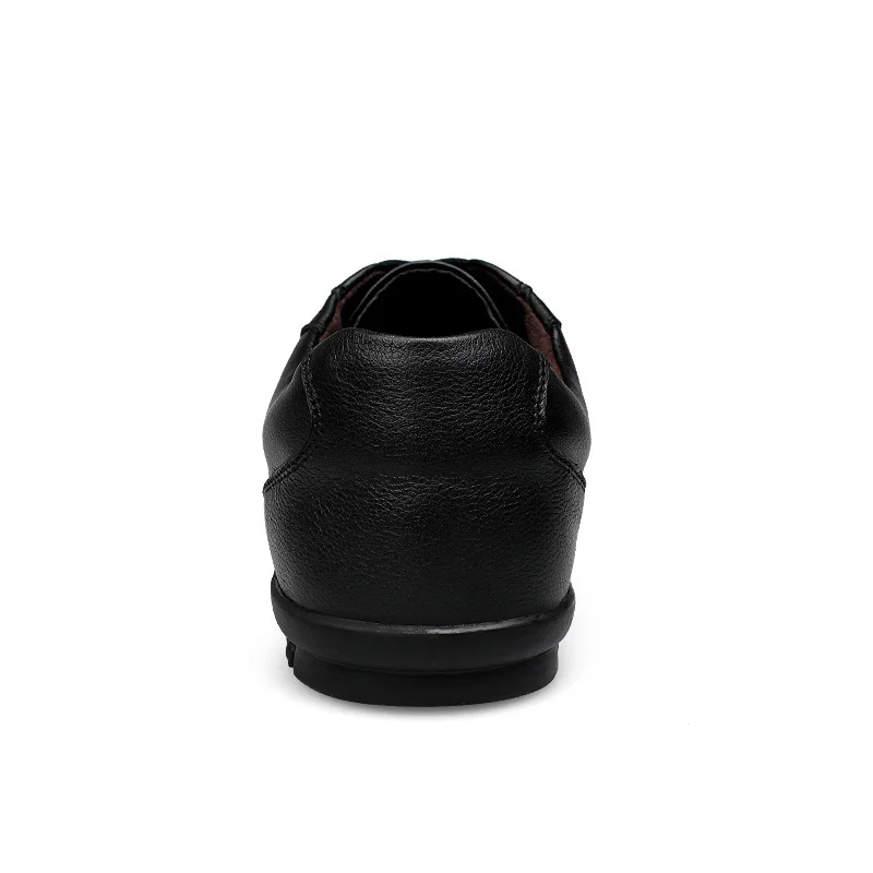 Haute 65 Taille Qualité 28 Hommes De Chaussures Véritable La En Cuir Doux Casual Black Plus ULpqSMzGV