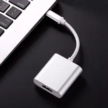 USB C/Тип C к HDMI адаптер конвертер Поддержка 1080 P для Apple Xiaomi HUAWEI Macbook/samsung S8 s9 Note8 HUAWEI Mate10 P20 Pro