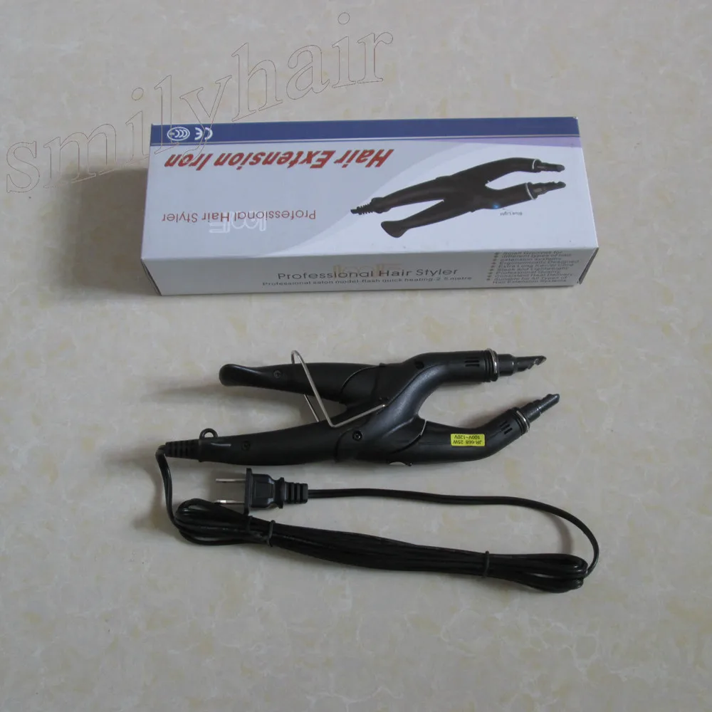 LOOF 1pc Hair Extension Keratin Fusion Iron Heat Hair Connector Iron /Keratin bonding salon machine heat iron wand Loof