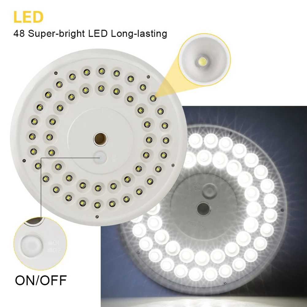 

Solar Flag Pole Light 48LED Flagpole Solar Light Downlight Lighting for 15 to 25 Ft Flag Pole Topper SKD88