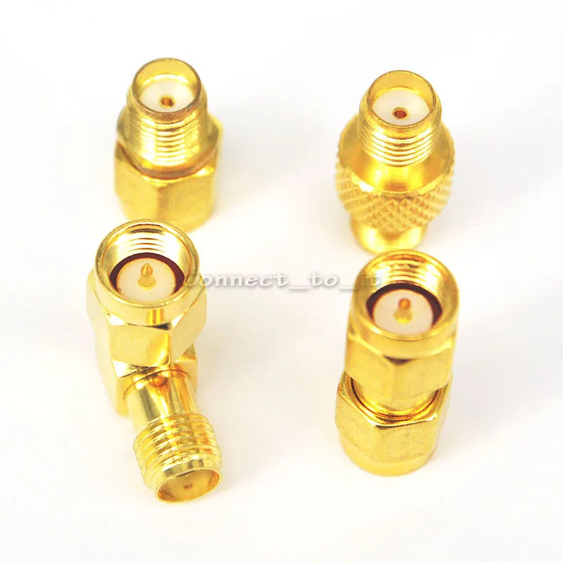 

SMA Kits SMA Male/Female to Female/Male Striaght / Rightangle Connector Adapter Goldplated