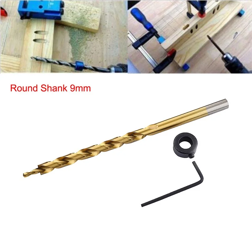  Pocket Hole Jig Step Drill Woodworking Joinery For Wood Drilling Tool 38inch Herramientas 40JY21 (18)