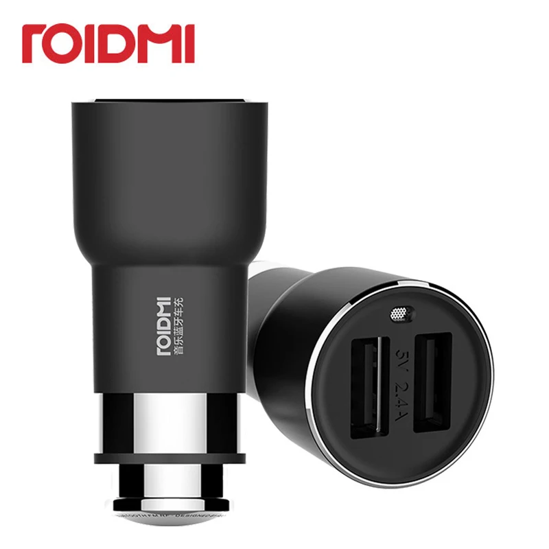 

Original Xiaomi ROIDMI 2S Bluetooth Car Charger Hands Free Call with MIC FM Transmitter for iOS & Android Music Play Fast Charge