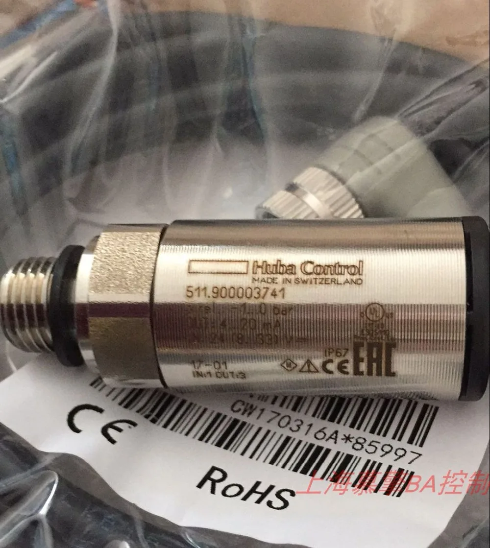 

Huba511 series pressure transducer high performance pressure transmitter 0-1Bar 4-20ma