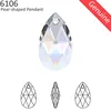 (1 piece) 100% Original Crystal from Swarovski 6106 Pear-Shaped pendant from Austria loose beads rhinestone DIY jewelry making ► Photo 1/6