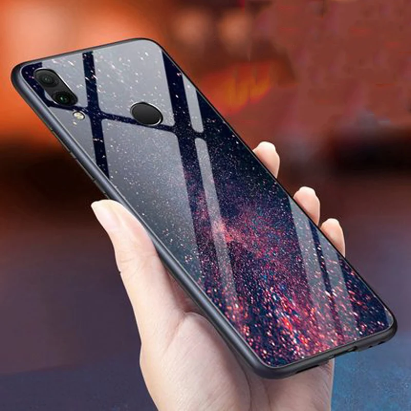 Чехол из закаленного стекла для Huawei Enjoy 9 Plus JKM AL00 мягкий силиконовый чехол с