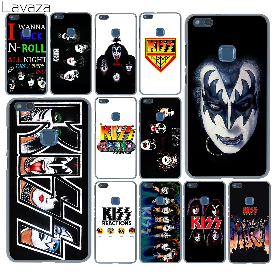 

Lavaza Gene Simmons Kiss band Cover Case for Huawei P30 P20 Pro P9 P10 Plus P8 Lite Mini 2016 2017 P smart Z 2019