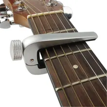 Гитара Капо высокое качество сплава металлическая ручка Силиконовой защитной панели Капо для классической акустической гитары Укулеле 