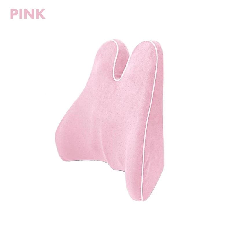 PurenLatex Memory Foam Waist Lumbar Side Support Pillow Spine Coccyx Protect Orthopedic Car Seat Office Sofa Chair Back Cushion