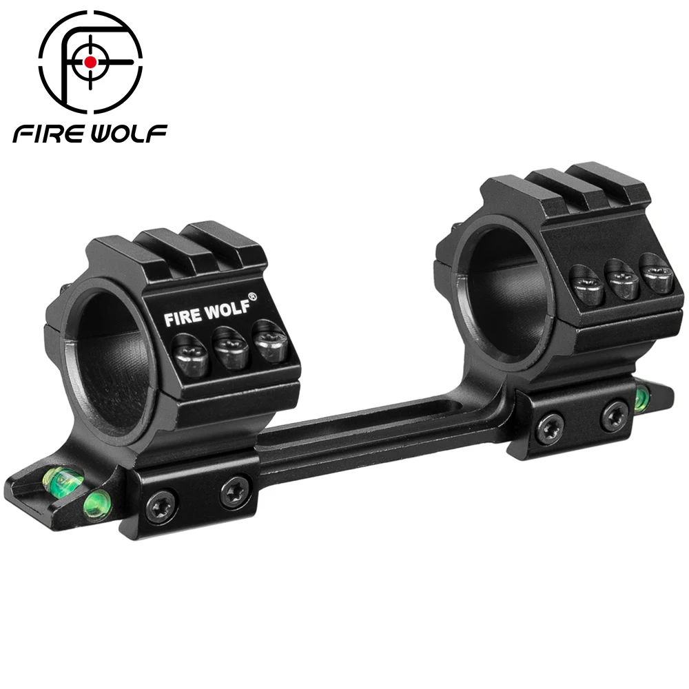 

Tactical 25.4mm/30mm Adjustable Hunting Riflescope Rings 11mm One Piece Dovetail Rail Scope Mounts Bubble Level