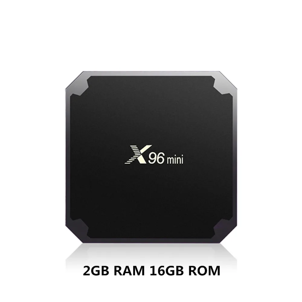 5 шт. X96mini Android 7,1X96 мини Smart tv BOX S905W четырехъядерный Поддержка 2,4G беспроводной wifi медиаплеер приставка