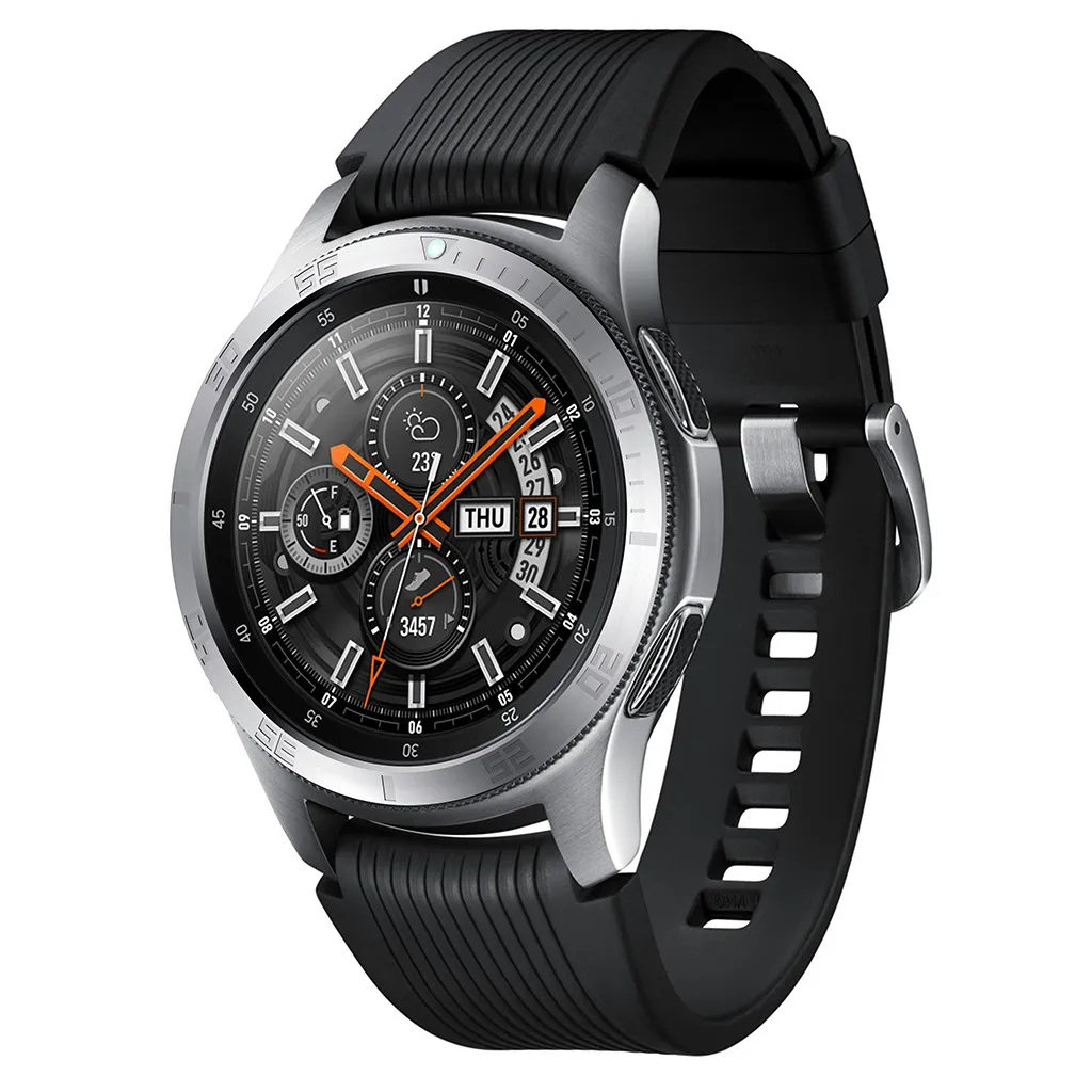 Разнообразный ремешок на запястье для samsung Galaxy Watch 46 мм, драгоценный камень кольцо клеющаяся крышка против царапин Светящийся Металлический трекер умный Браслет