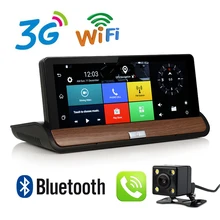 7 inch 3G GPS Navigation Dashboard Android 5.0 DVR Full HD 1080P Bluetooth WiFi Rear View Dual Camera Sync Video 1G RAM GPS DVR