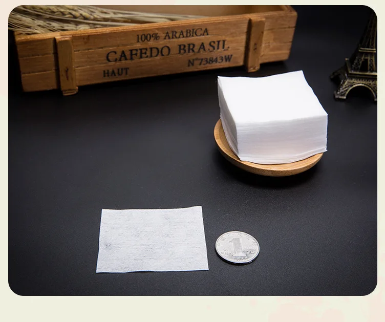 Description Picture 6 of itemNew 1200pcs 5*6cm Cotton Pad Square Cleansing Unloading Tattoos Good Water Absorption Pure Wipe Pads