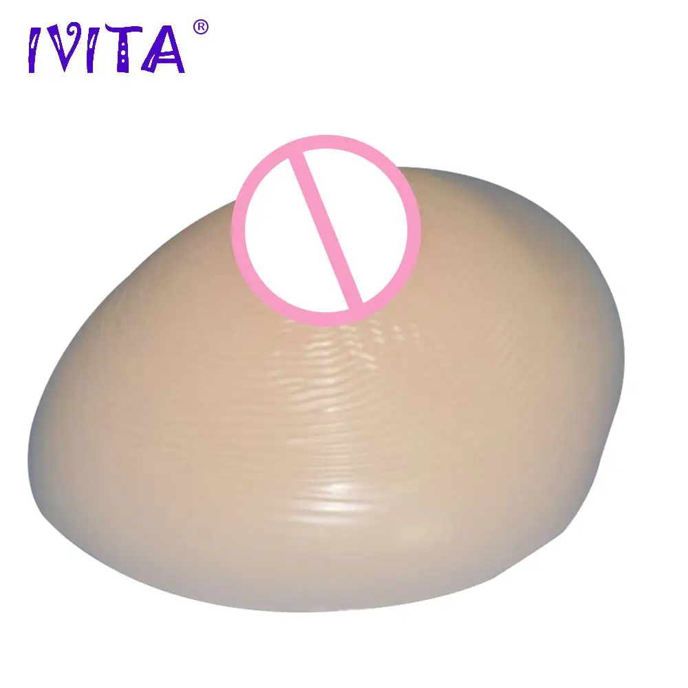 

IVITA 2800g Beige Water Drop Artificial Fake Boobs Silicone Breast Forms For Crossdresser Shemale Transgender Drag Queen Breast