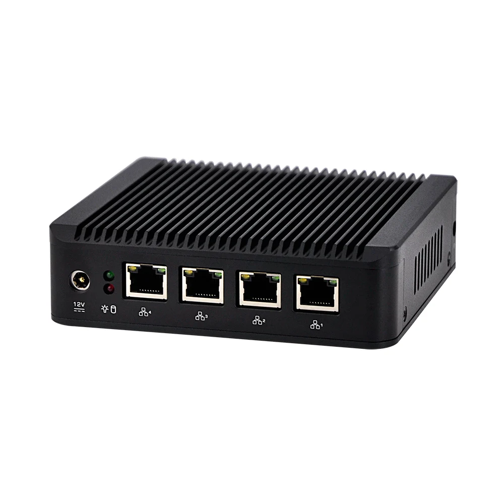 Мини-ПК X86 4* Lan гигабитный Qotom-Q190G4U-S01 с четырехъядерным процессором celeron J1900 4* usb VGA межсетевой экран многофункциональный маршрутизатор Pfsense