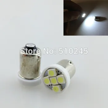 

100x BA9S t4w 1210 5 SMD 3528 5 LED Reading Light Auto DC12V car Led Lighting Super Bright White Blue Red