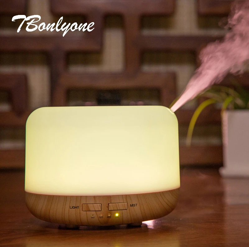 

TBonlyone 500ML Aroma Diffuser Auto Shut Off Aroma Lamp Humidifier Ultrasonic Essential Oil Aroma Diffuser Water Air Humidifier