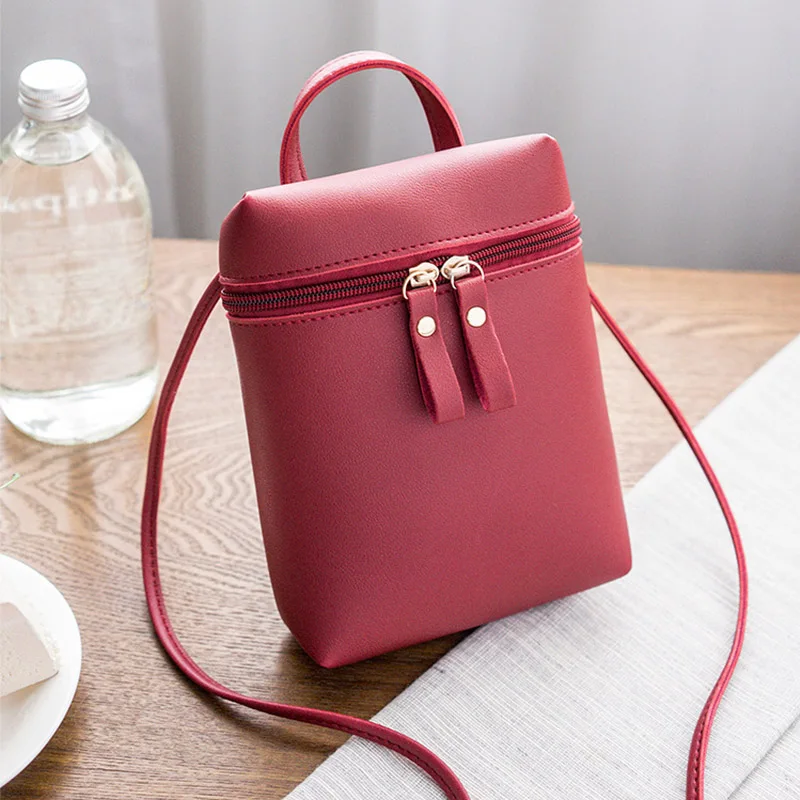 

Women's Mini Leather Bag Over Shoulder Ladies Sling Casual Crossbody Tote Bags Women Clutch Small Summer Beach Female Handbags
