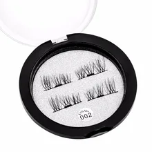 3D магнит декоративные накладные ресницы Пряжка без клея черные ресницы