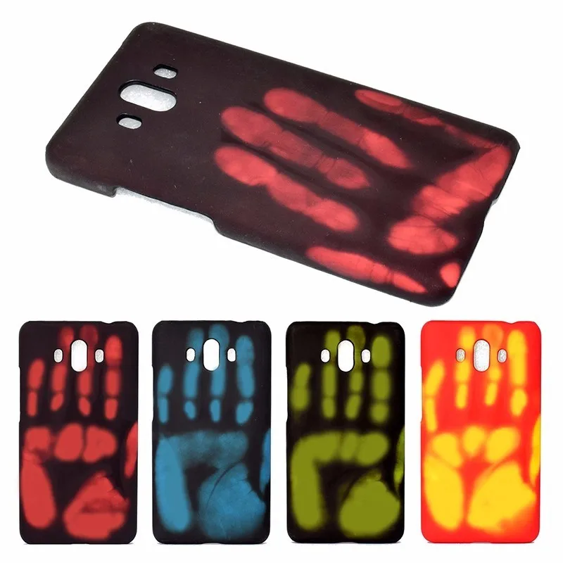 

For Huawei Mate10 Phone Case Thermal Sensor Fluorescent Color Changing PC Phone Shell Protective Cover for Huawei