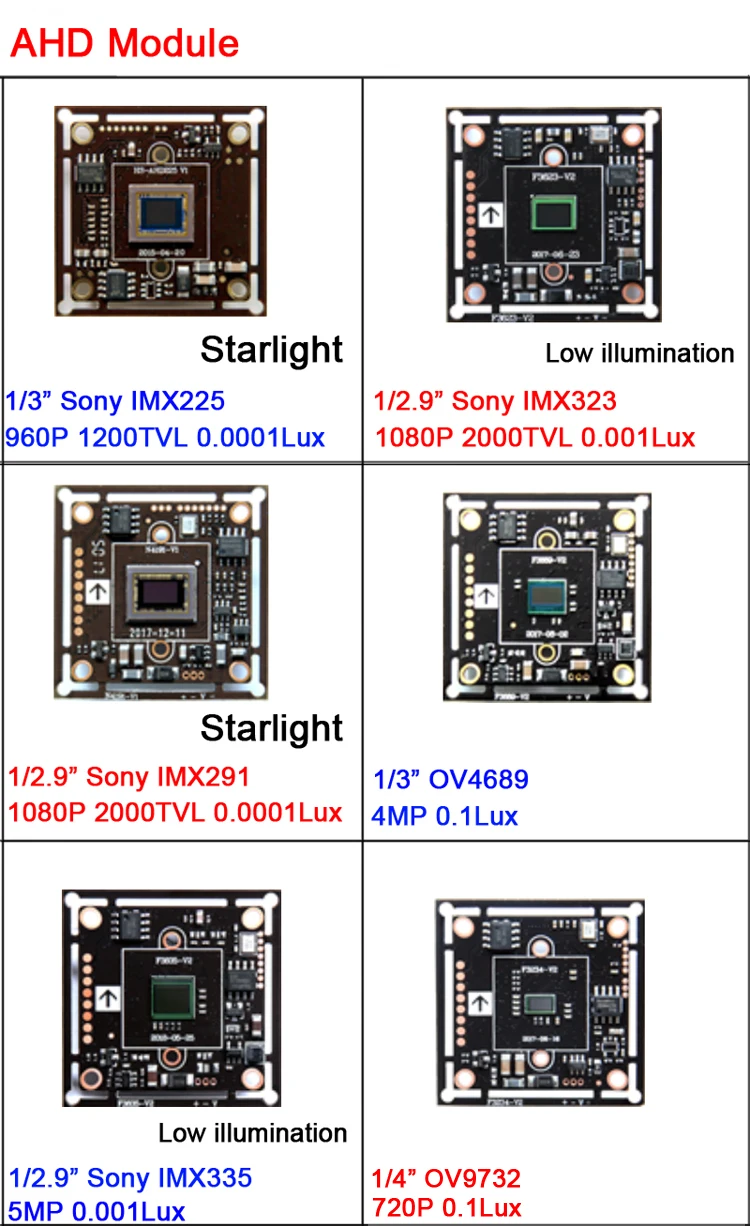 4 шт. в партии Три Массива инфракрасный светодиод 5mp/4mp/2mp Открытый водонепроницаемый IP66 аудио камера видеонаблюдения камера