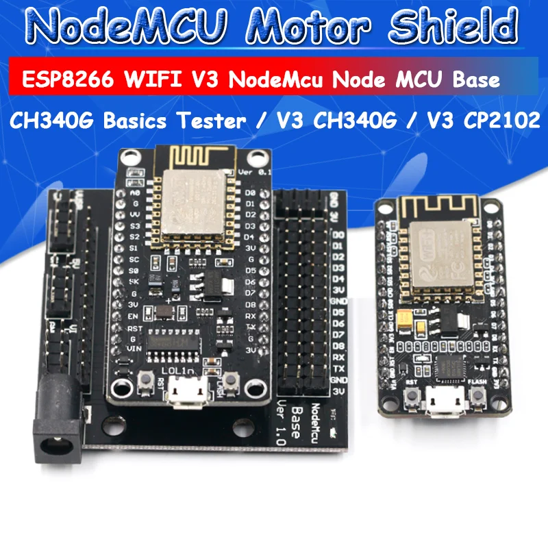 Aliexpress.com : Buy NodeMcu Node MCU Base ESP8266 Testing DIY ...