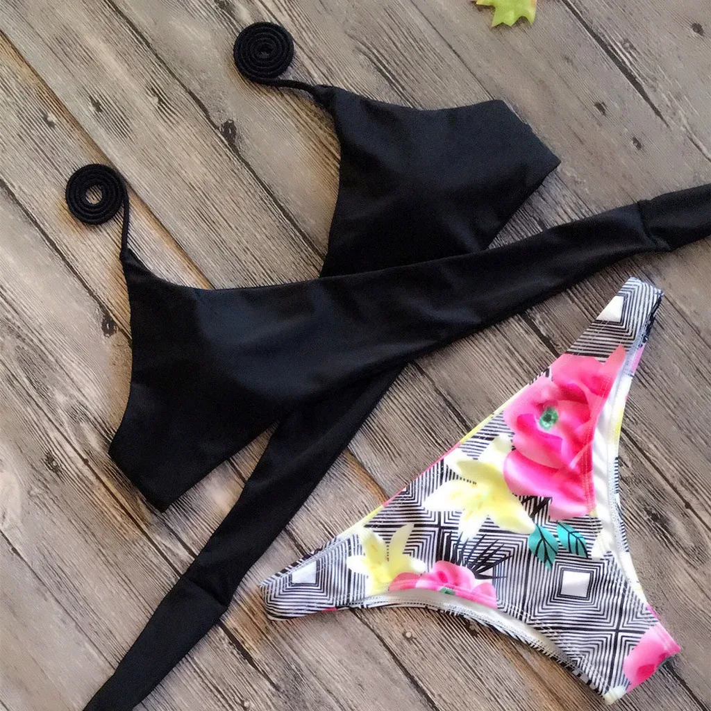 Сексуальный цельный купальник размера плюс, женская одежда для плавания с высокой талией, купальные костюмы, пляжная одежда с открытой спиной, одежда для плавания S~ 2XL