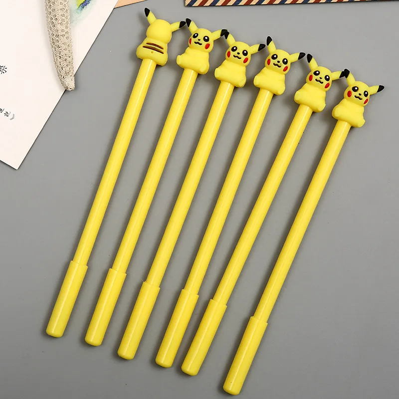

1pc Cute Yellow Gel Pen Promotional Gift Stationery School Office Supply Birthday Gift Material Kawaii