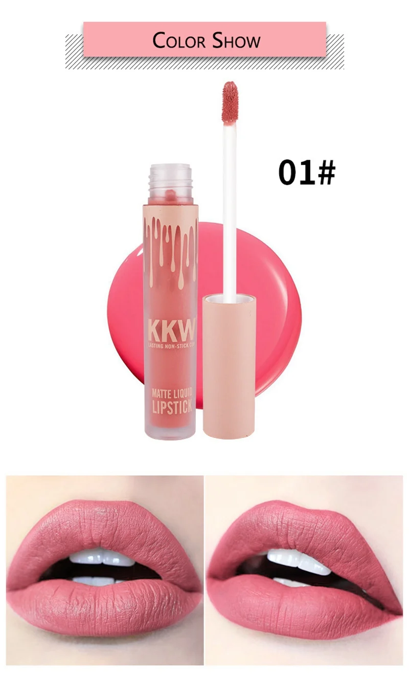 4pcs/set Lip Gloss Woman Makeup Gift For Friend Set Matte Lipstick Waterproof Long Lasting Lip Beauty Makeup Cosmetic