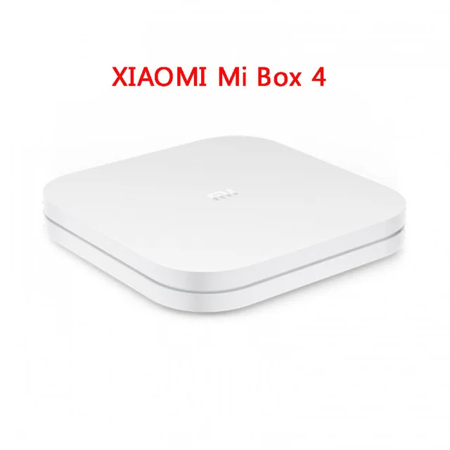  Китайская версия Xiaomi Mi Box 4 Smart Voice control Android tv Set-Top Box Bluetooth 4,1 2 ГБ оперативной памяти + 8 ГБ rom г 2,4 г Wi-Fi К 4 к HDR (Американская вилка)