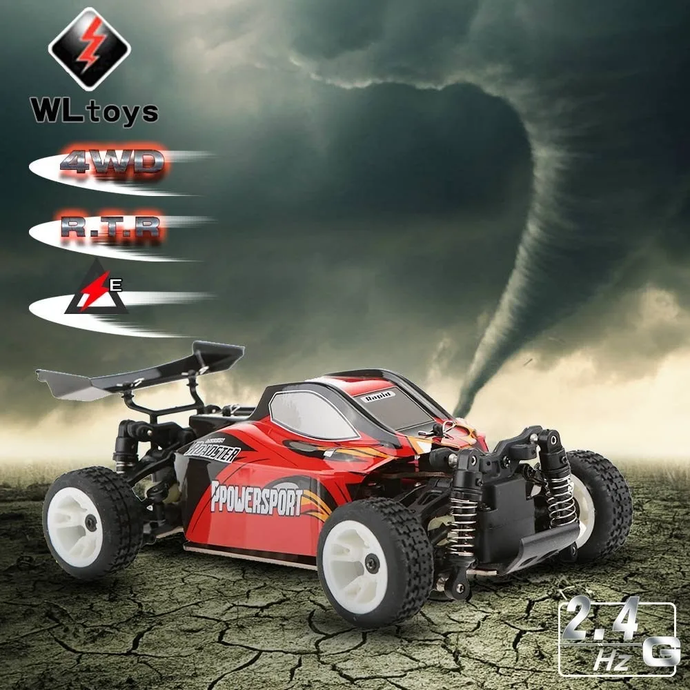 WLtoys A202 1/24 2,4G электрический шлифовальный станок для матовый 4WD Дистанционное управление автомобиль внедорожник Buggy RTR