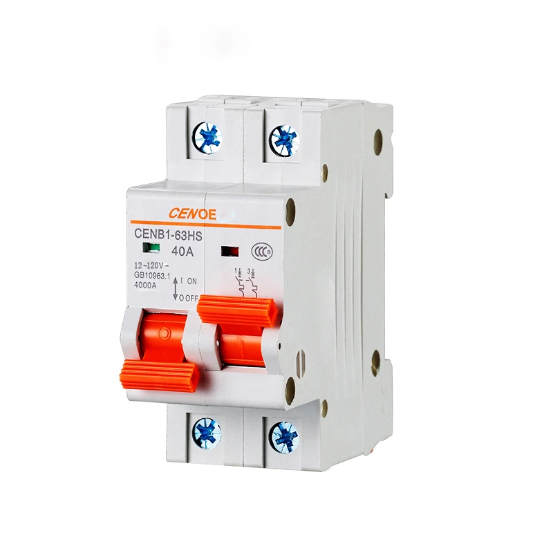 best interlock 2p 120V battery car dc circuit breaker can access 2 group battery at same time common power supply backup power
