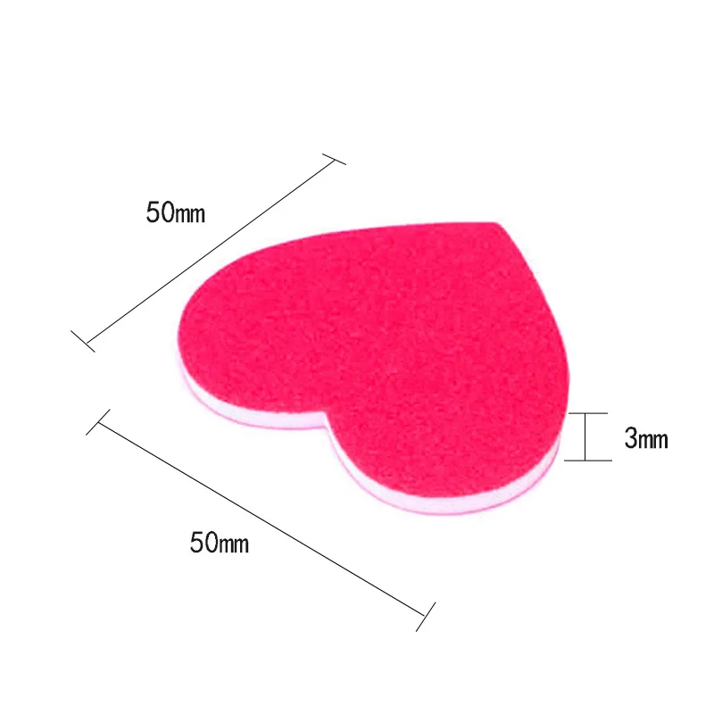 Мини-лак для ногтей пилка для ногтей, для маникюра, Красота файл гвоздь в форме сердца файл Mix Цвет пилочка для ногтей наждачной бумагой ногтей маникюрный набор 50 шт./компл