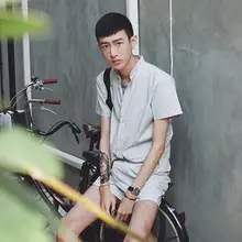 Мужской одежды мужской летний комбинезон свободного покроя с коротким рукавом комбинезон dj певица костюмы