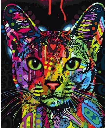 

4016 Kitty - Paint by Numbers Kits for Adults DIY