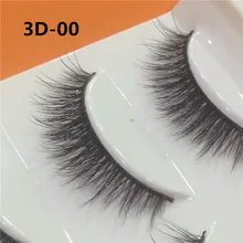 5 пар 3D ручной работы Поддельные ресницы натуральный длинный толстый Повседневный макияж толстый крест тушь для ресниц