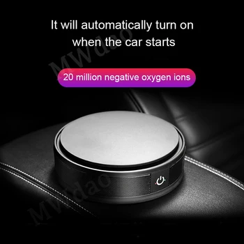 

MWdao car air purifier vehicle air ionizer fresh cleaner negative ion ozonizer ozone odor usb eliminator car for