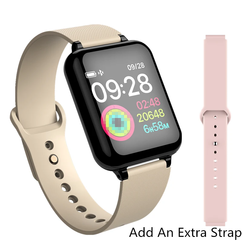 

B57 Women Men Smart Watch Waterproof Sports Watch For iPhone Xiaomi Heart Rate Monitor Blood Pressure Smartwatch PK Q9 P68 Y7
