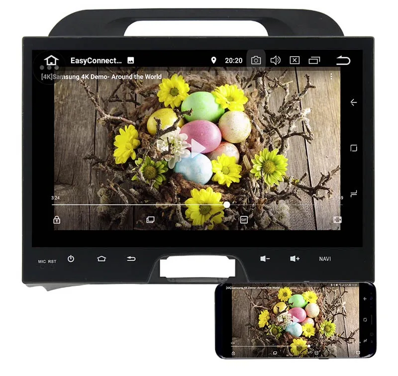 kia sportage aftermarket stereo android 8.0 head unit 5