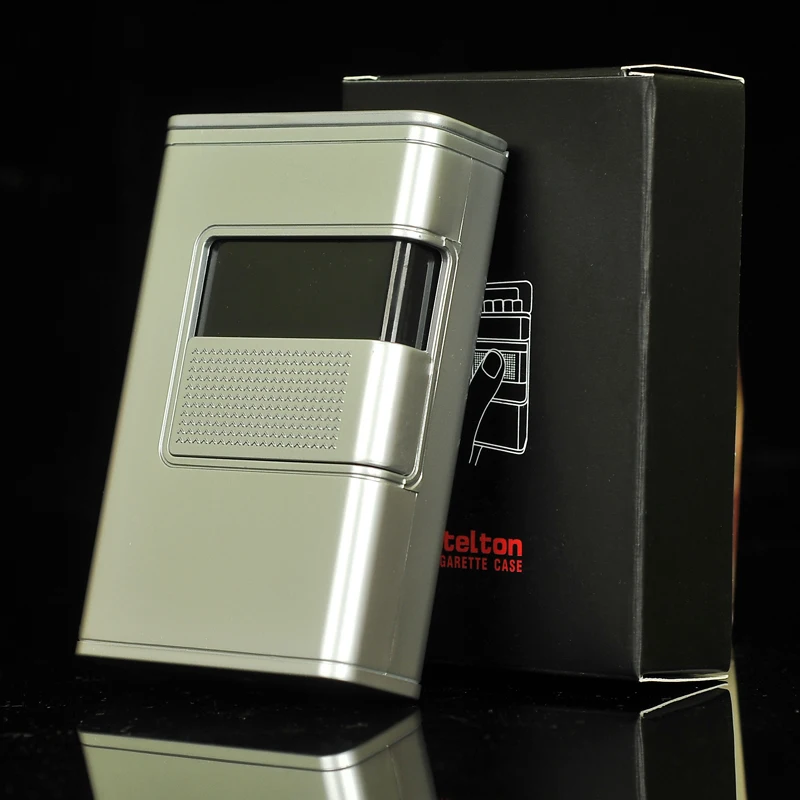Автоматический Флип-светильник, пластиковая коробка для сигарет, 14 персонализированных Creativ, влагостойкие коробки для сигарет, устойчивые к давлению