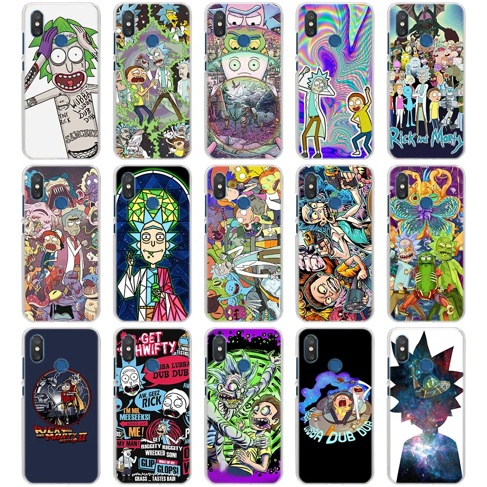 

Rick and Morty Space Ship Phone Case for Xiaomi Redmi Note 4X 5 6 Note 7 6A S2 Mi A1 A2 8 Lite Hard PC Phone Case Cover